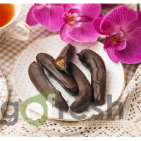 Banane baby uscate în ciocolată 100g Banane baby uscate în ciocolată 100g